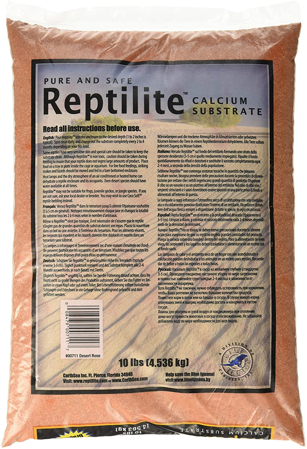 Carib Sea SCS00711 Reptiles Calcium Substrate Sand, 10-Pound, Desert Rose Animals & Pet Supplies > Pet Supplies > Reptile & Amphibian Supplies > Reptile & Amphibian Substrates Carib Sea   