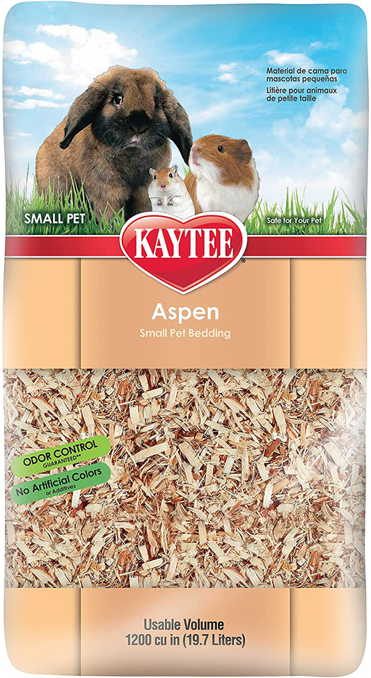 Kaytee Aspen Small Pet Bedding, 19.7 Liters Animals & Pet Supplies > Pet Supplies > Small Animal Supplies > Small Animal Bedding Kaytee   