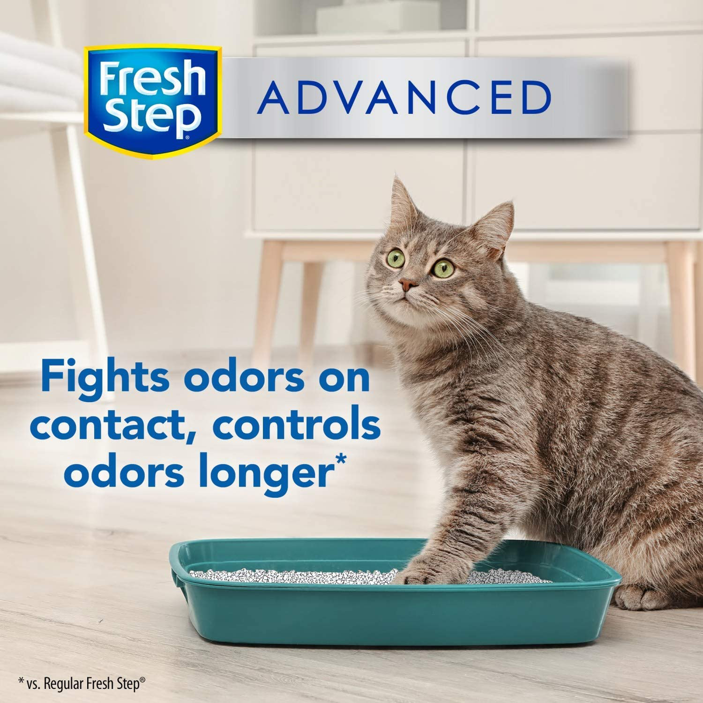 Fresh Step Advanced Cat Litter, Clumping Cat Litter, 99.9% Dust-Free, Gain Scent, 37 Lbs Total ( 2 Pack of 18.5 Lb Boxes) Animals & Pet Supplies > Pet Supplies > Cat Supplies > Cat Litter Fresh Step   