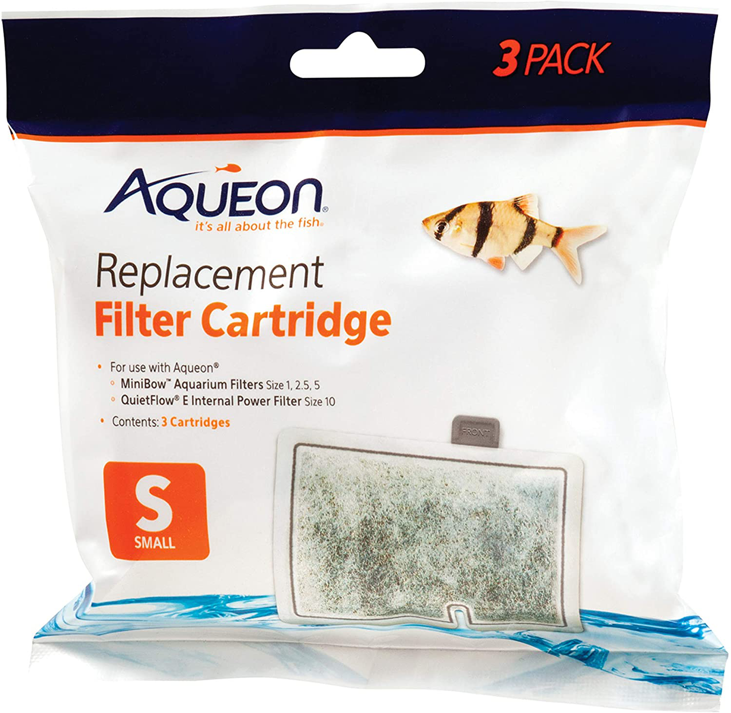 Aqueon Replacement Filter Cartridges Animals & Pet Supplies > Pet Supplies > Fish Supplies > Aquarium Filters Aqueon Small - 3 pack  