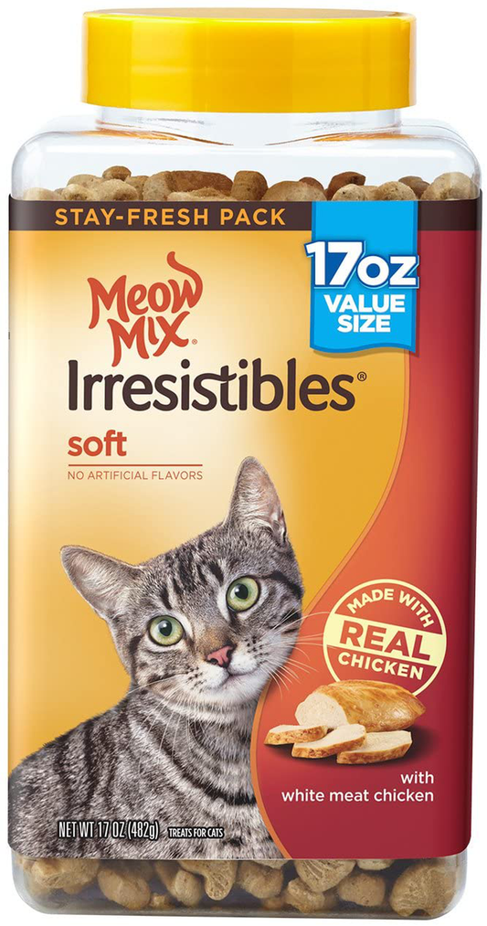 Meow Mix Irresistibles Cat Treats Animals & Pet Supplies > Pet Supplies > Cat Supplies > Cat Treats Meow Mix   
