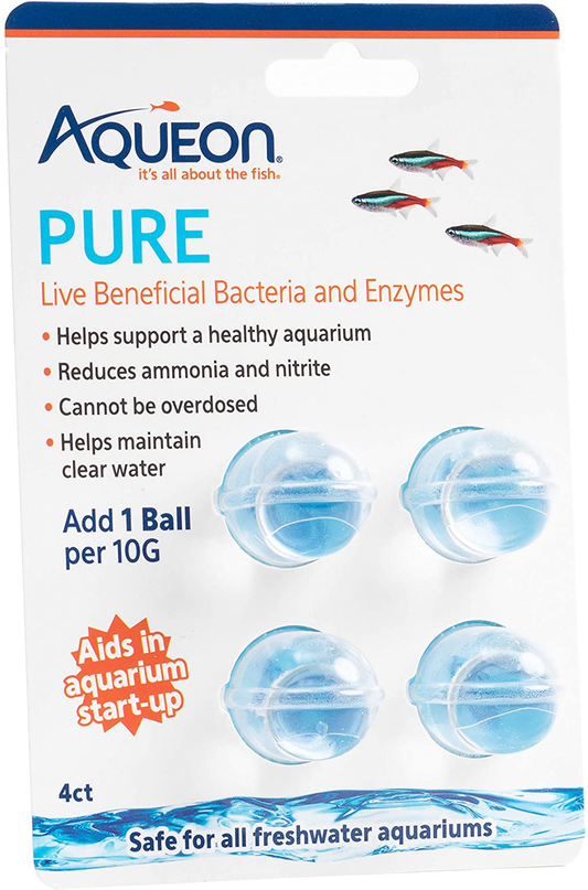 Aqueon Aqaurium Pure Live Bacteria and Enzymes Water Supplement Animals & Pet Supplies > Pet Supplies > Fish Supplies > Aquarium Filters Aqueon 4 Pack,  