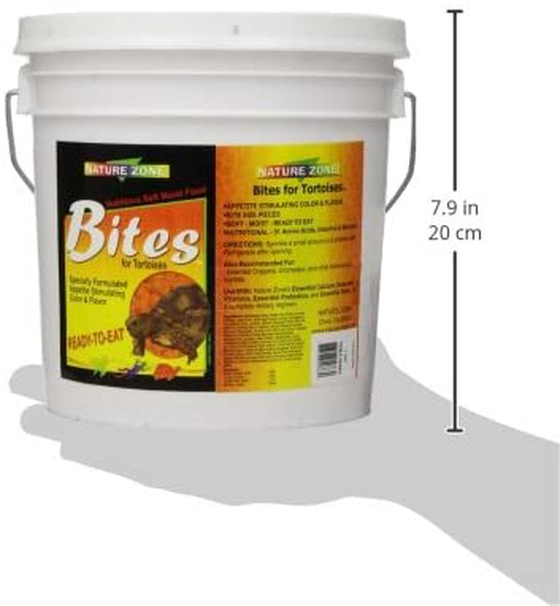 Nature Zone Trb3-54663 Total Bites Soft Moist Food for Tortoise, 1 Gallon Animals & Pet Supplies > Pet Supplies > Reptile & Amphibian Supplies > Reptile & Amphibian Food Nature Zone   