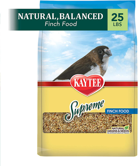 Kaytee Supreme Finch Food 25 Pound Bag Animals & Pet Supplies > Pet Supplies > Bird Supplies > Bird Food Kaytee   