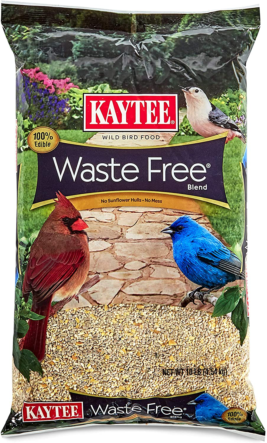 Kaytee Waste Free Bird Seed Blend, 5-Pound Animals & Pet Supplies > Pet Supplies > Bird Supplies > Bird Food Kaytee 10 Pound (Pack of 1)  