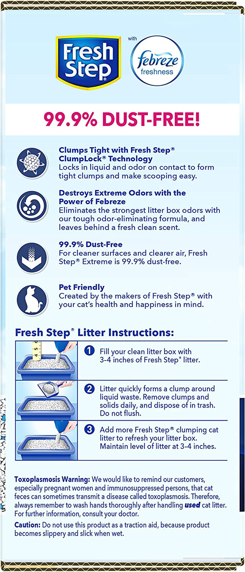 Fresh Step Lightweight Clumping Cat Litter - 15.4Lb Animals & Pet Supplies > Pet Supplies > Cat Supplies > Cat Litter Box Mats Fresh Step   