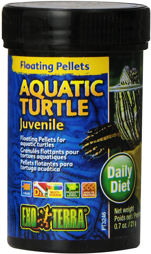 Exo Terra Juvenile Aquatic Turtle Food, Reptile Food Animals & Pet Supplies > Pet Supplies > Reptile & Amphibian Supplies > Reptile & Amphibian Food Exo Terra 0.7 Ounce (Pack of 1)  