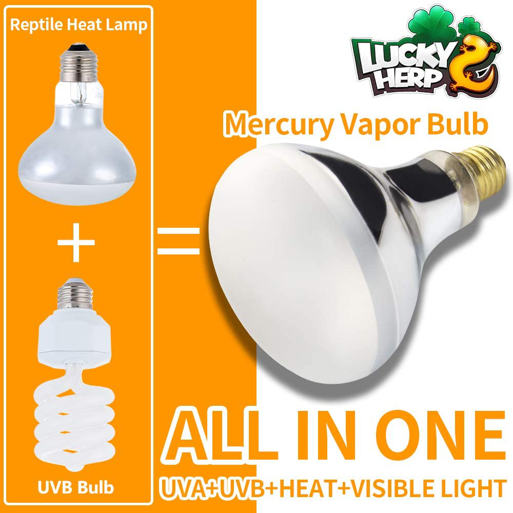Lucky Herp Uva Uvb Mercury Vapor Bulb