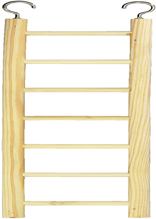 Prevue Pet Products BPV384 Birdie Basics 7-Step Wood Ladder for Bird, 12-Inch Animals & Pet Supplies > Pet Supplies > Bird Supplies > Bird Cage Accessories Prevue Pet Products   