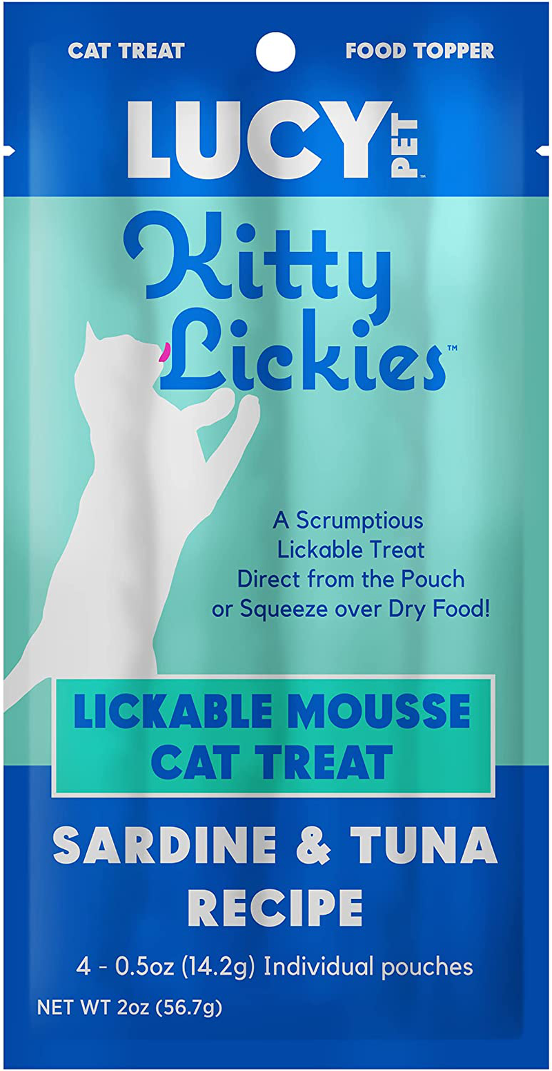 Lucy Pet Products Kitty Lickies Mousse Cat Treat Sardine & Tuna Recipe 2Oz Animals & Pet Supplies > Pet Supplies > Cat Supplies > Cat Treats Lucy Pet Products   