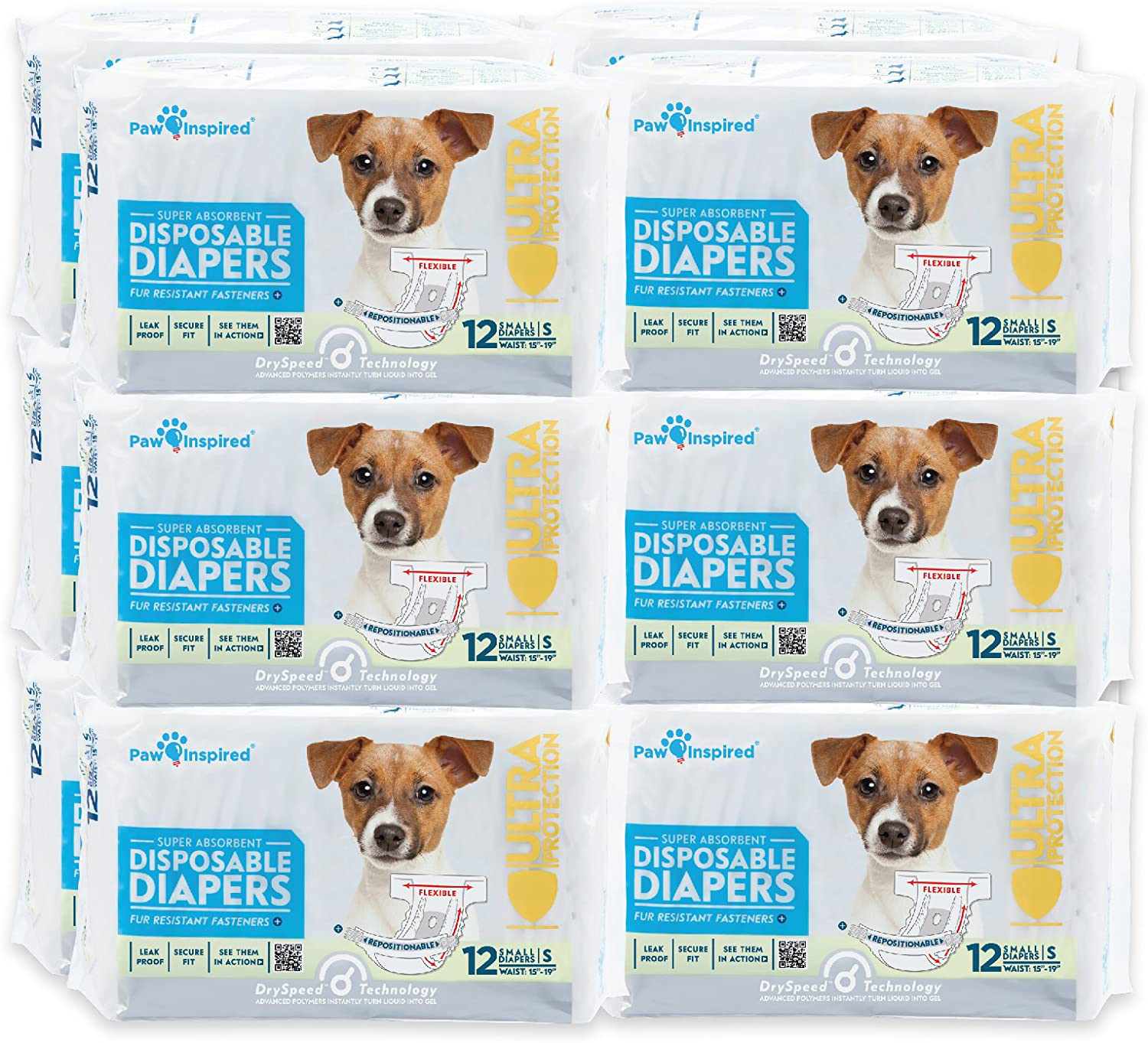 PAW INSPIRED Ultra Protection Female Disposable Dog Diapers