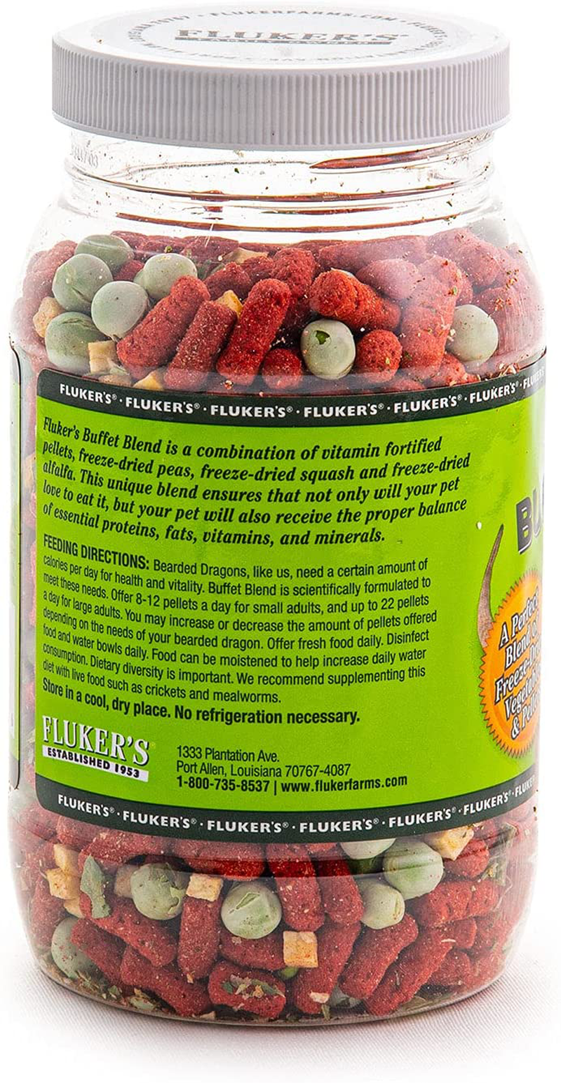 Fluker'S Buffet Blend Adult Bearded Dragon Veggie Variety Diet Animals & Pet Supplies > Pet Supplies > Reptile & Amphibian Supplies > Reptile & Amphibian Food Flukers   