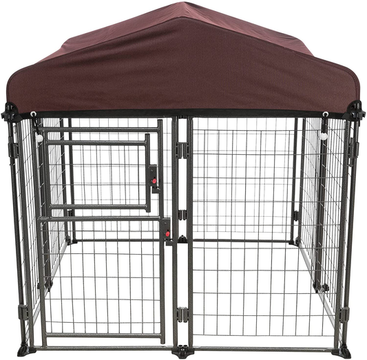 Trixie Deluxe Outdoor Dog Kennel System, Portable and Expandable, Lockable, Foldable, Easy to Store, UV Protection Animals & Pet Supplies > Pet Supplies > Dog Supplies > Dog Kennels & Runs TRIXIE Kennel Medium 