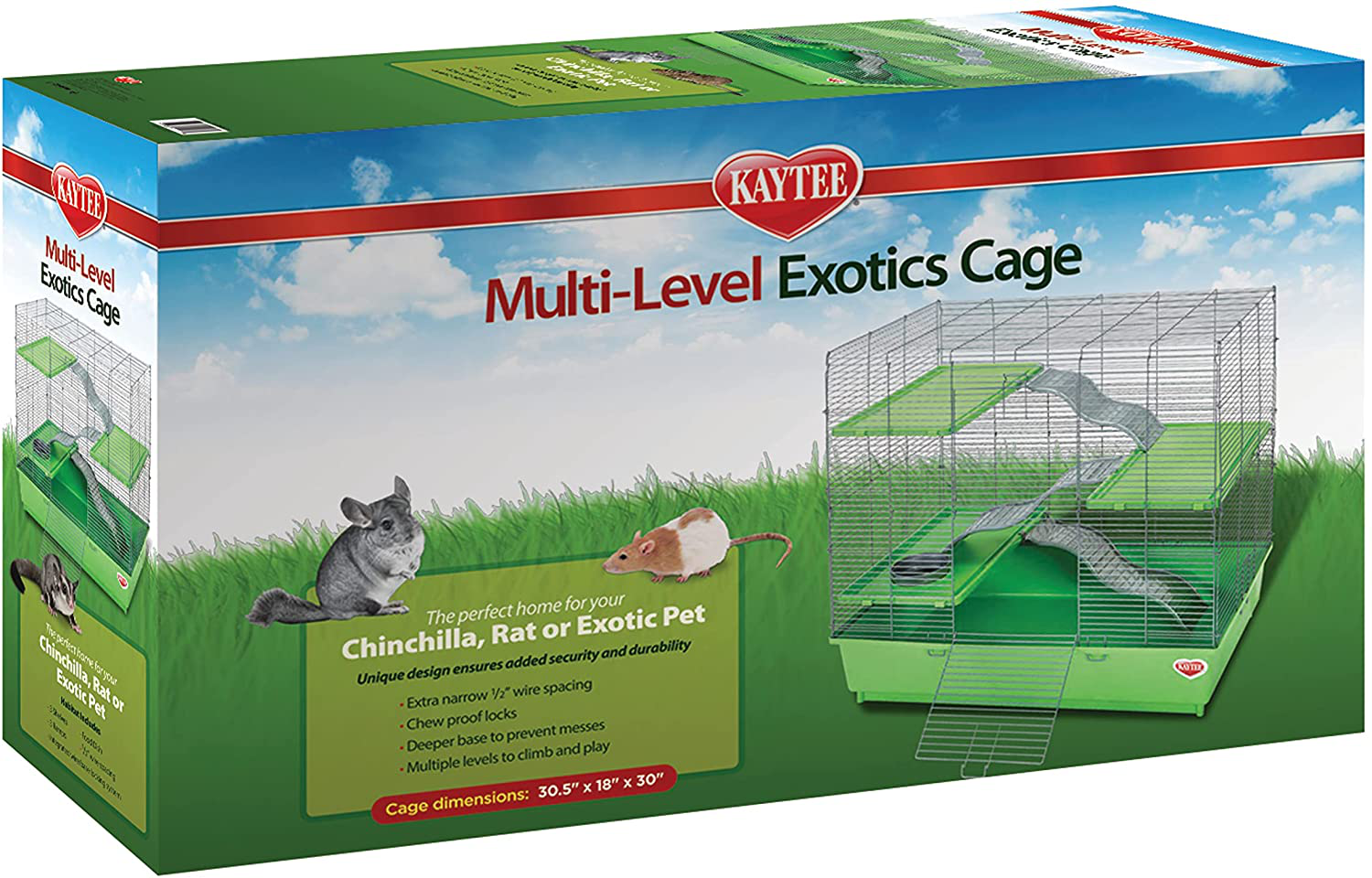 Kaytee My First Home 30 X 18 Multilevel Exotics Animals & Pet Supplies > Pet Supplies > Bird Supplies > Bird Treats Kaytee   