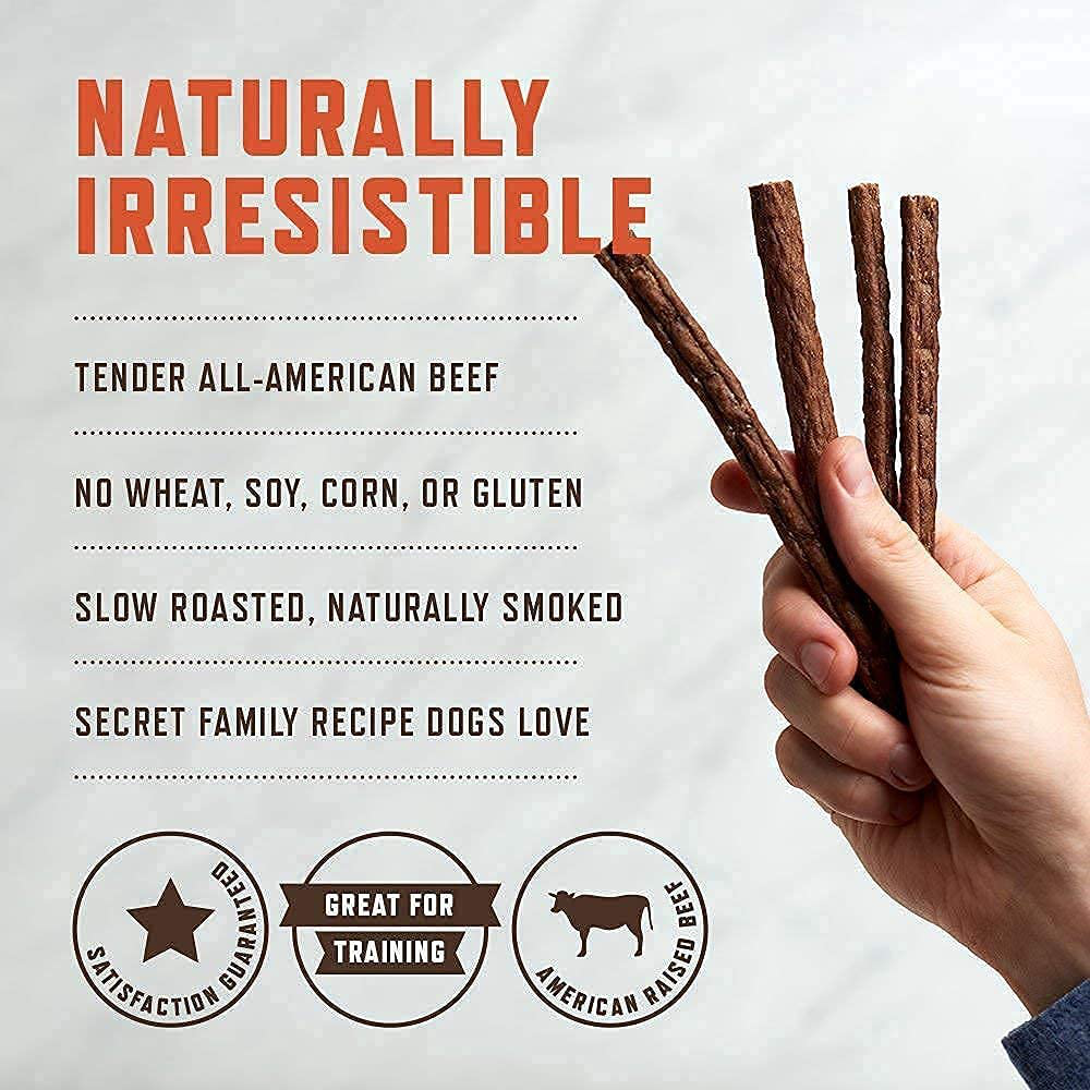 Rocco & Roxie - Jerky Dog Treats Made in the USA – Puppy Supplies - Training Treats for Dogs Potty Training - Slow Roasted Snacks for Small, Medium and Large Dogs - Soft Chews Animals & Pet Supplies > Pet Supplies > Dog Supplies > Dog Treats Rocco & Roxie Supply Co.   