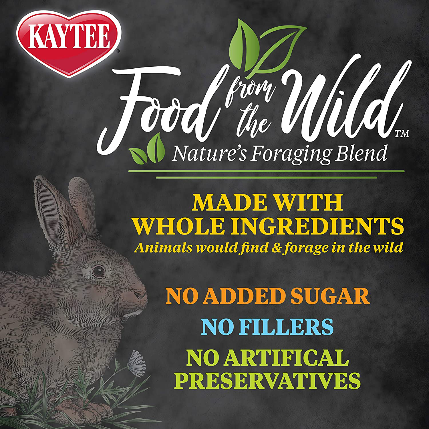 Kaytee Food from the Wild Rabbit,4 Lb