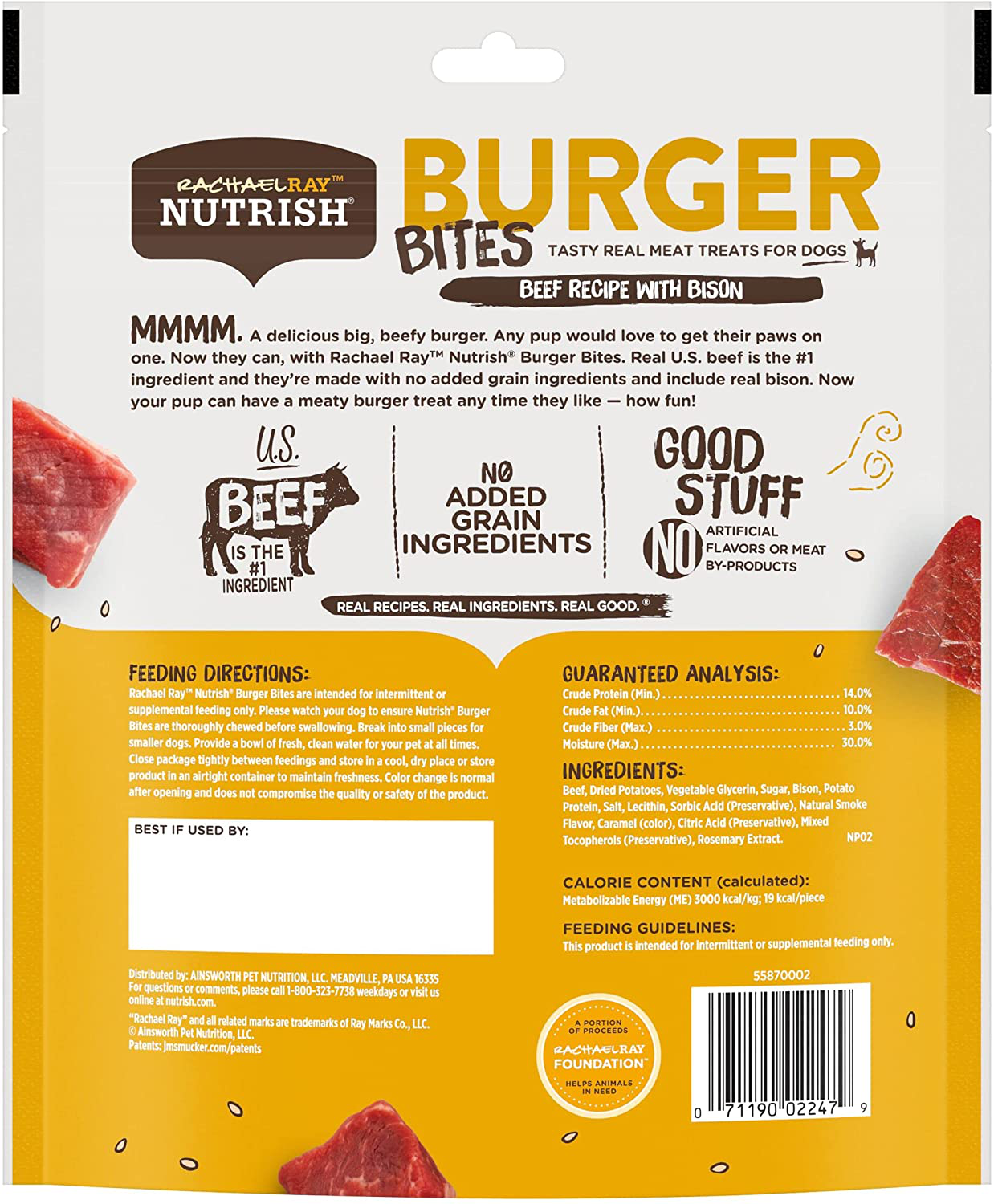 Rachael Ray Nutrish Real Meat Dog Treats Animals & Pet Supplies > Pet Supplies > Small Animal Supplies > Small Animal Treats J.M. SMUCKER COMPANY   