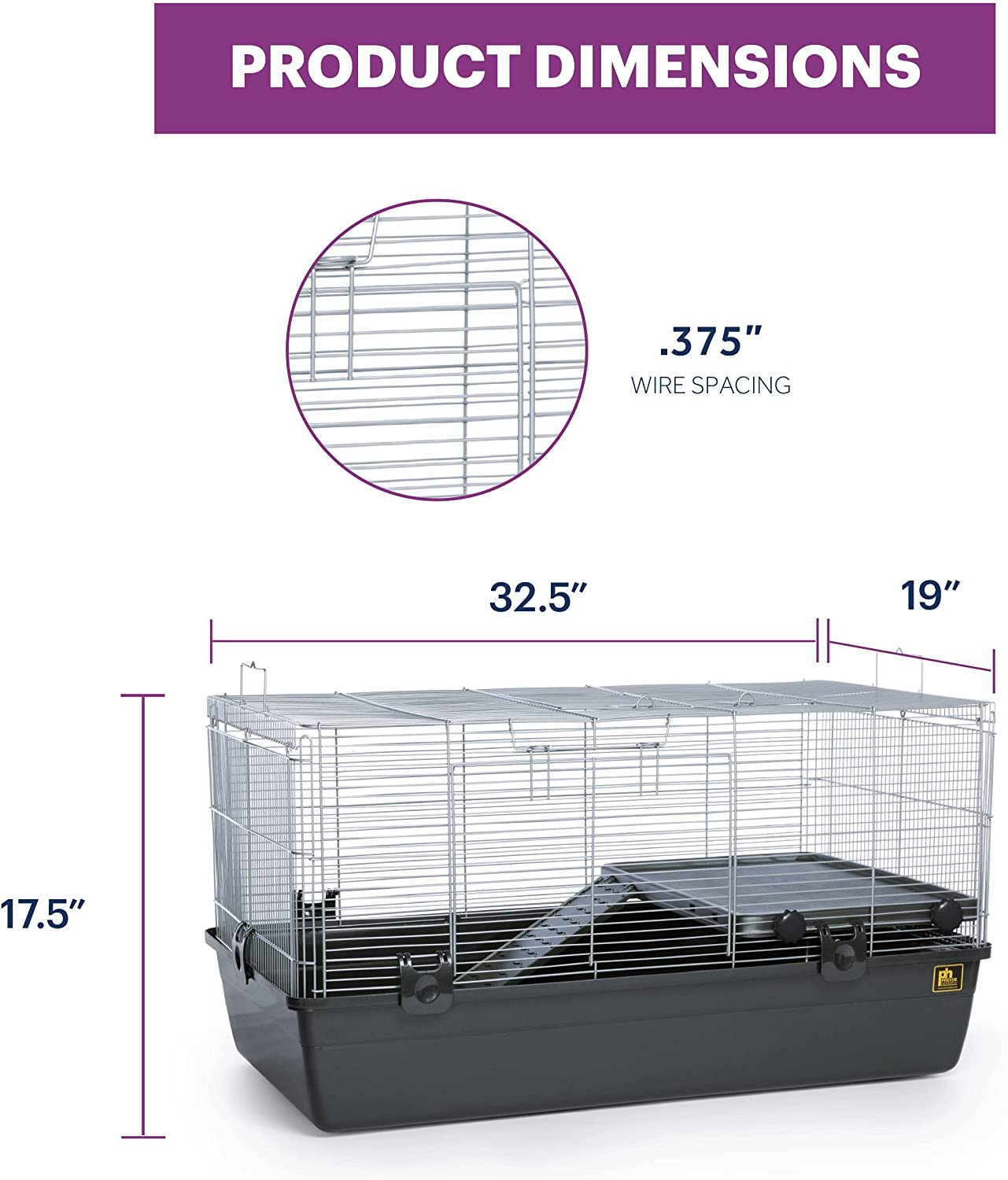 Prevue Pet Products 528 Universal Small Animal Home, Dark Gray,Cage