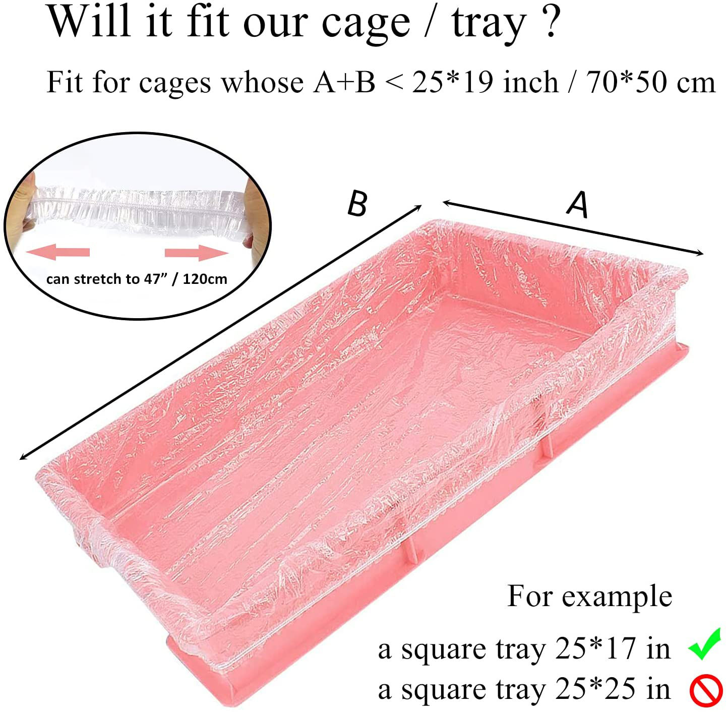 Guinea Pig Cage Liners, Disposable Cage Liners for Small Animals Bedding Waste & Litter Pan Bags, Plastic Bunny Cage Mat Film to Replace Diapers for Birds Rabbit Hamster Hedgehog Rats ... Animals & Pet Supplies > Pet Supplies > Small Animal Supplies > Small Animal Bedding Qguai   