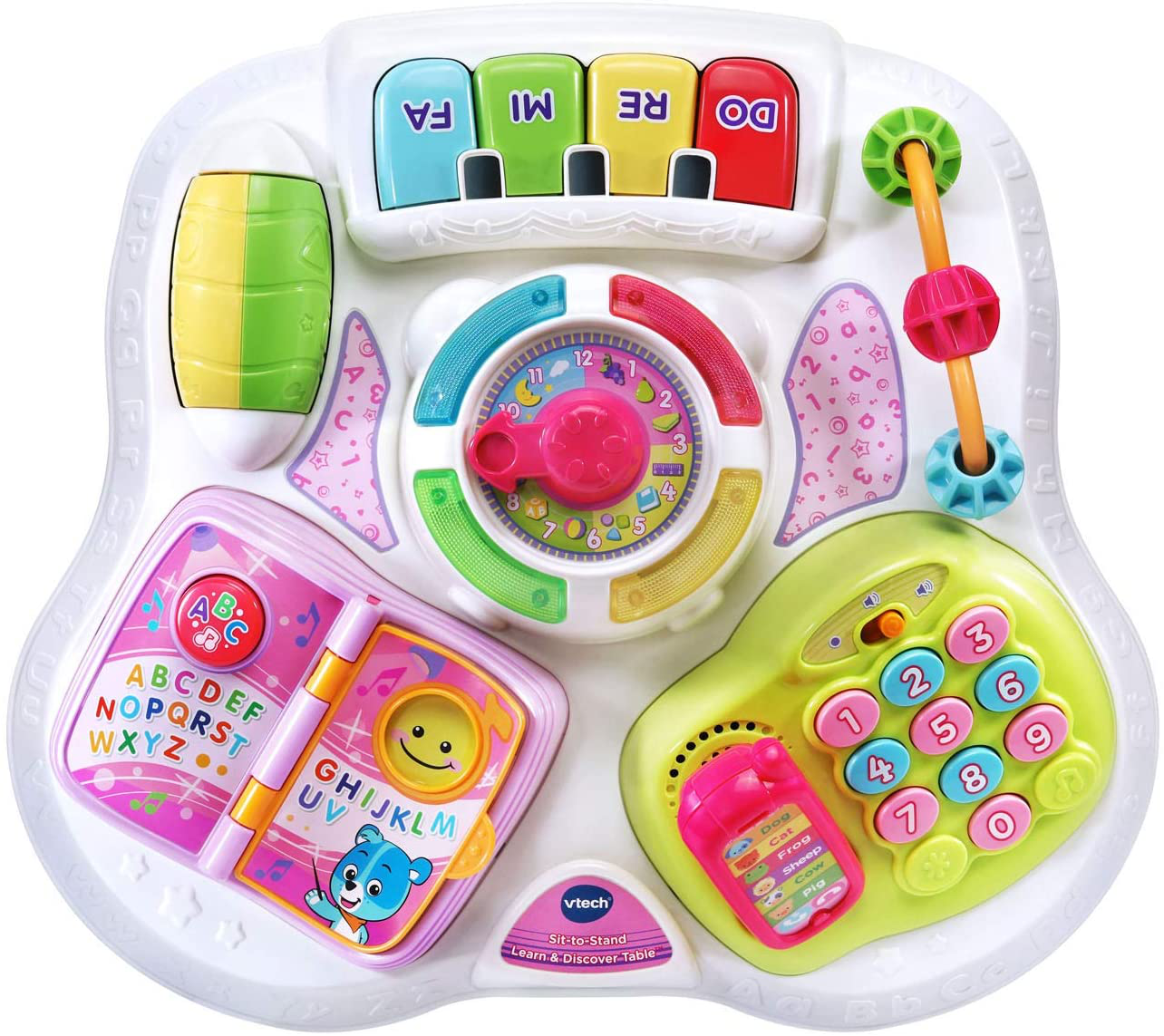 Vtech Sit-To-Stand Learn & Discover Table, Pink Animals & Pet Supplies > Pet Supplies > Bird Supplies > Bird Gyms & Playstands VTech   