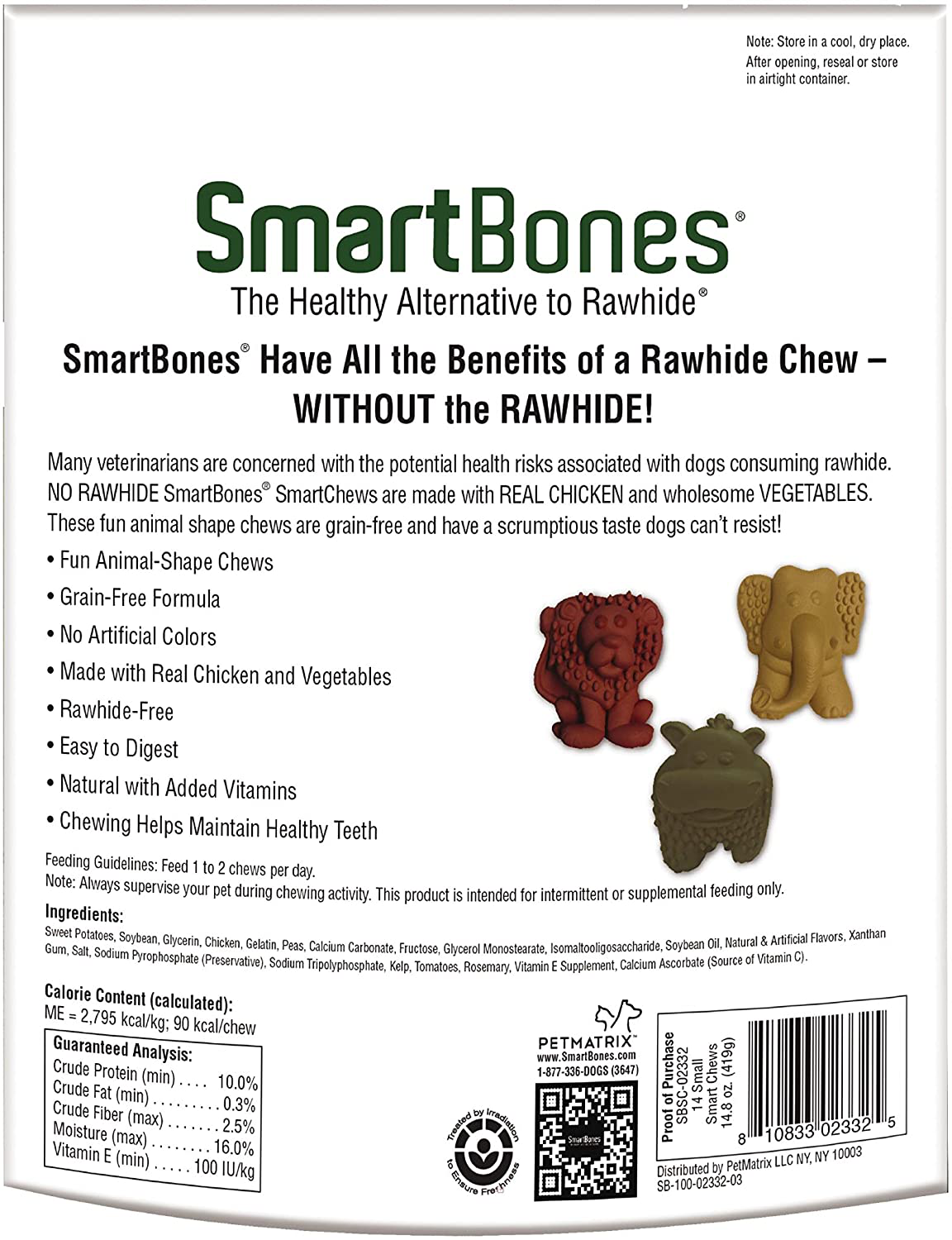 Smartbones Smartchews Treat Your Dog to Fun Shaped Rawhide Free Chews Made with Real Chicken Animals & Pet Supplies > Pet Supplies > Small Animal Supplies > Small Animal Treats SmartBones   