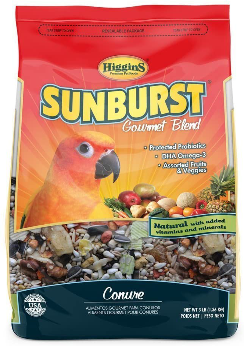 Higgins Sunburst Gourmet Food Mix for Conures Animals & Pet Supplies > Pet Supplies > Bird Supplies > Bird Food YiXiEr   