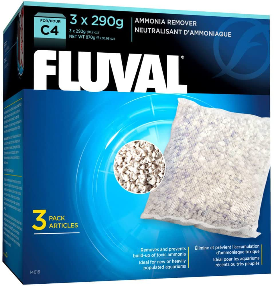 Fluval C4 Poly Foam Pad - 3-Pack Animals & Pet Supplies > Pet Supplies > Fish Supplies > Aquarium Filters Fluval Ammonia Remover  