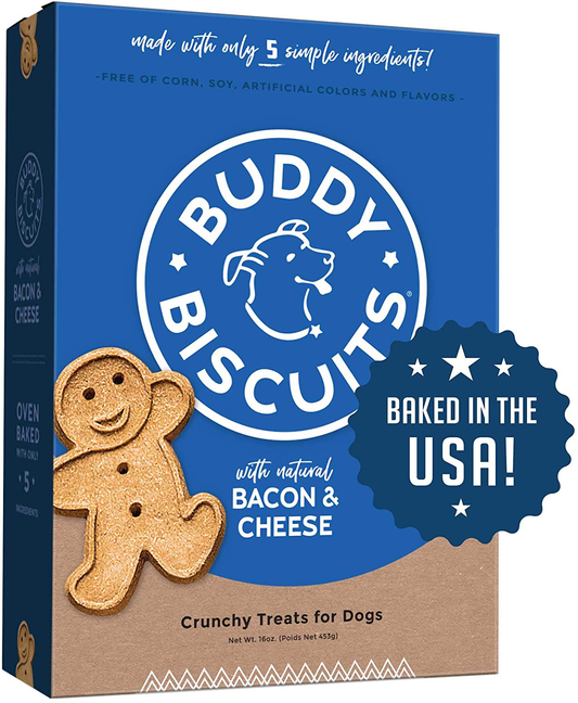 Buddy Biscuits Oven Baked Healthy Dog Treats, Crunchy, Whole Grain and Baked in the USA Animals & Pet Supplies > Pet Supplies > Dog Supplies > Dog Treats Buddy Biscuits   