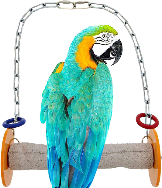 Sweet Feet and Beak Roll Swing and Perch for Birds, Keeps Nails and Beak in Top Condition and Stimulate Leg Muscles - Made in the USA -Safe and Non-Toxic, for Cages Animals & Pet Supplies > Pet Supplies > Bird Supplies > Bird Cages & Stands Sweet Feet and Beak   