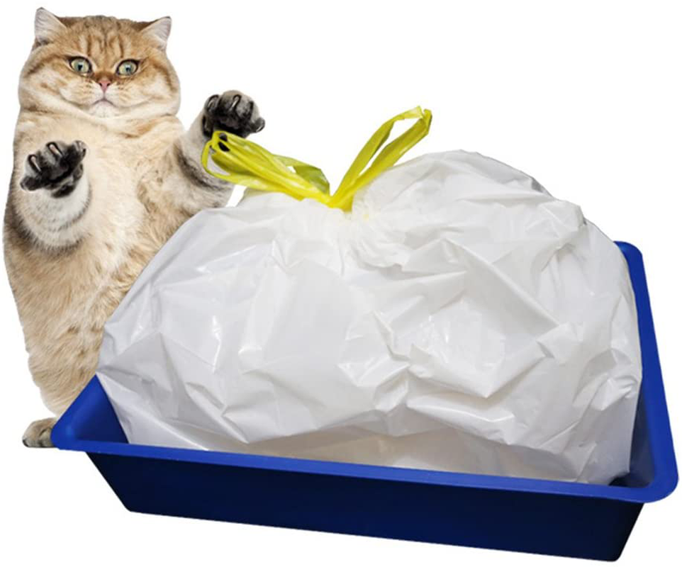 Beesclover 1 Bag of (7PCS) Cat Litter Bag Kitten Hygienic Litter Box Liners Pet Supplies (Large) Animals & Pet Supplies > Pet Supplies > Cat Supplies > Cat Litter Box Liners BeesClover   