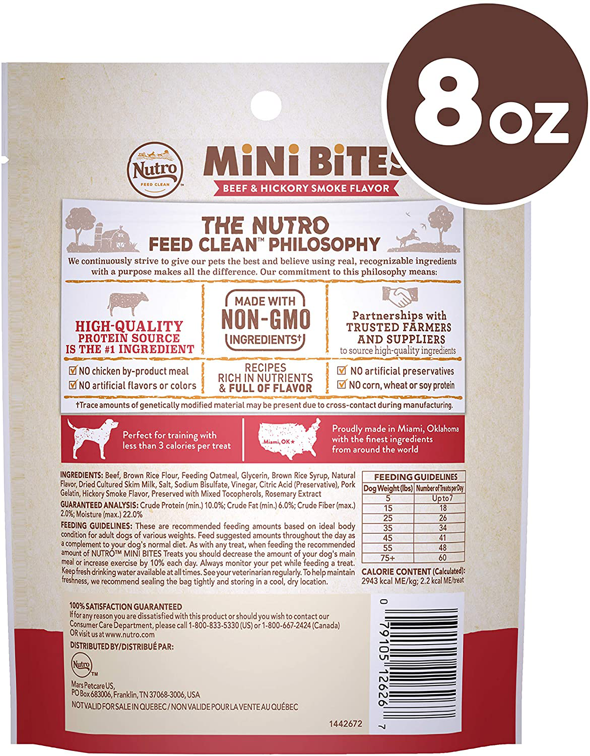 NUTRO Mini Bites Dog Treats Animals & Pet Supplies > Pet Supplies > Dog Supplies > Dog Treats The Nutro Company   