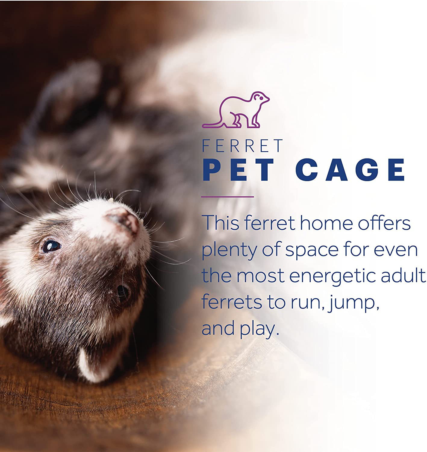 Prevue Hendryx Black Feisty Ferret Cage Animals & Pet Supplies > Pet Supplies > Small Animal Supplies > Small Animal Habitats & Cages Prevue Hendryx   