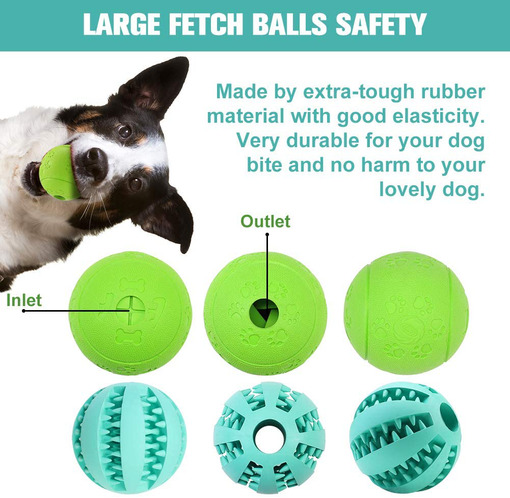Dog Puzzle Treat Toy, Interactive Toy for Puppy Small Medium Breed Dogs,  Treat Dispensing Ball Slow Feeder for Teeth Cleaning, Dog Chew Toy for