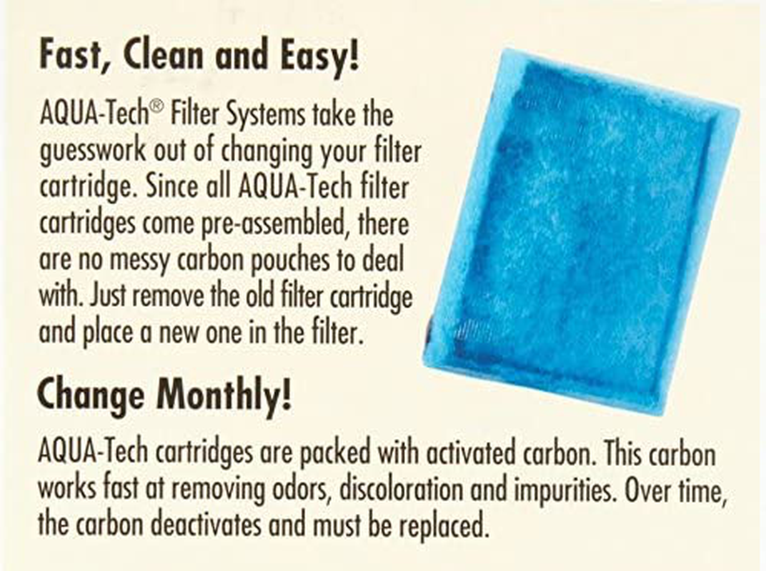Aqua-Tech Ez-Change Aquarium Filter Cartridge Animals & Pet Supplies > Pet Supplies > Fish Supplies > Aquarium Filters AQUA-TECH   