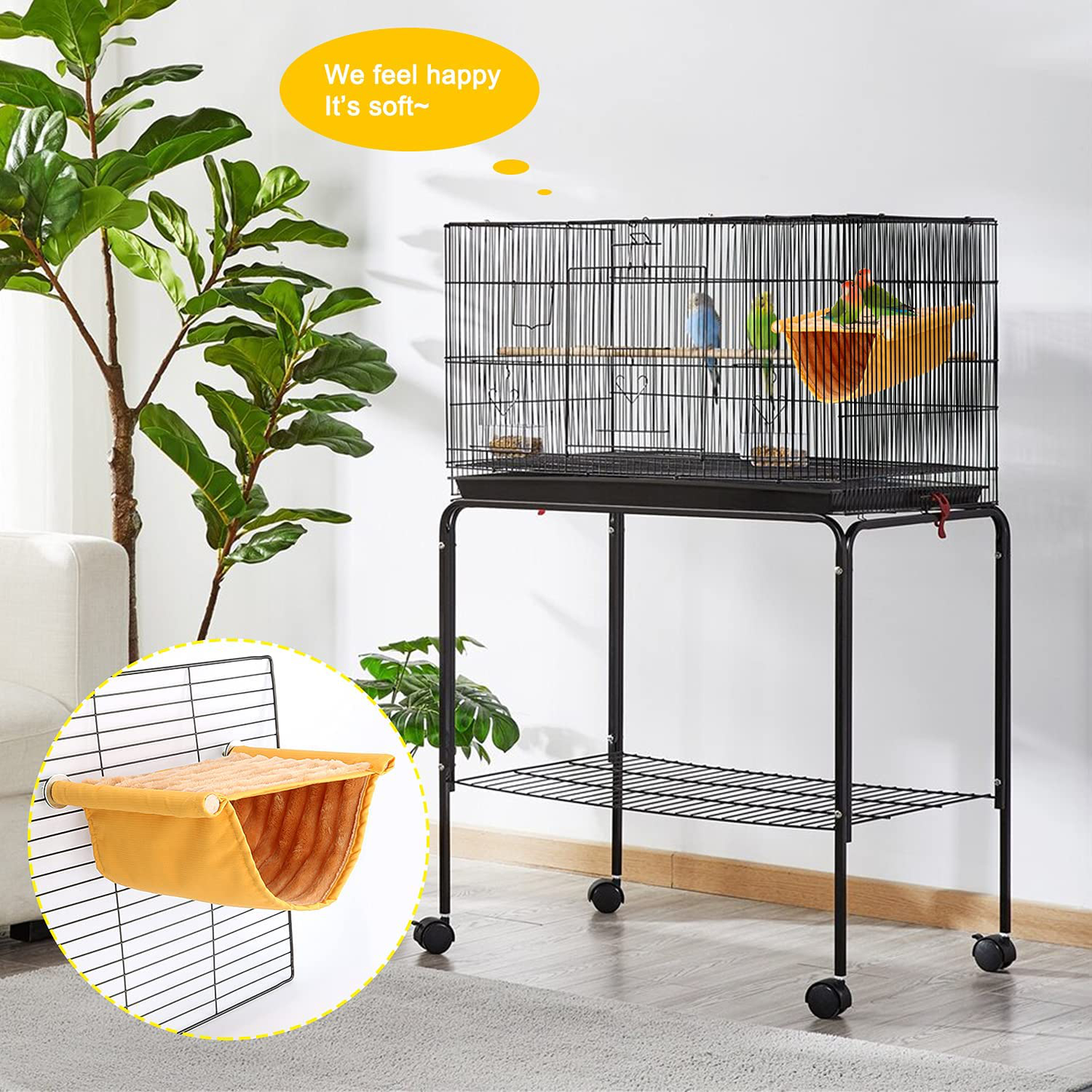 BWOGUE Winter Warm Bird Nest Bed Hanging Hammock Snuggle Hut Parrot House Tent Toy Bird Cage Perch for Parakeet Budgies Cockatiels Lovebird Cockatoo Finch Hamster Chinchilla Guinea Pig Animals & Pet Supplies > Pet Supplies > Bird Supplies > Bird Ladders & Perches BWOGUE   