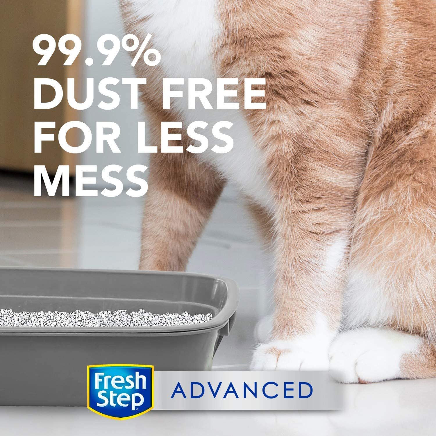 Fresh Step Advanced Cat Litter, Clumping Cat Litter, 99.9% Dust-Free, Gain Scent, 37 Lbs Total ( 2 Pack of 18.5 Lb Boxes) Animals & Pet Supplies > Pet Supplies > Cat Supplies > Cat Litter Fresh Step   