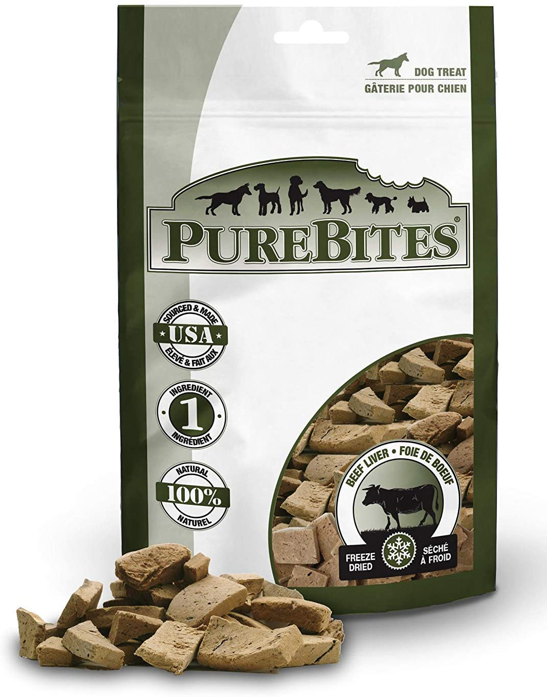 Purebites Beef Liver Animals & Pet Supplies > Pet Supplies > Dog Supplies > Dog Treats Pure Treats, Inc. 2.01 Ounce (Pack of 1)  
