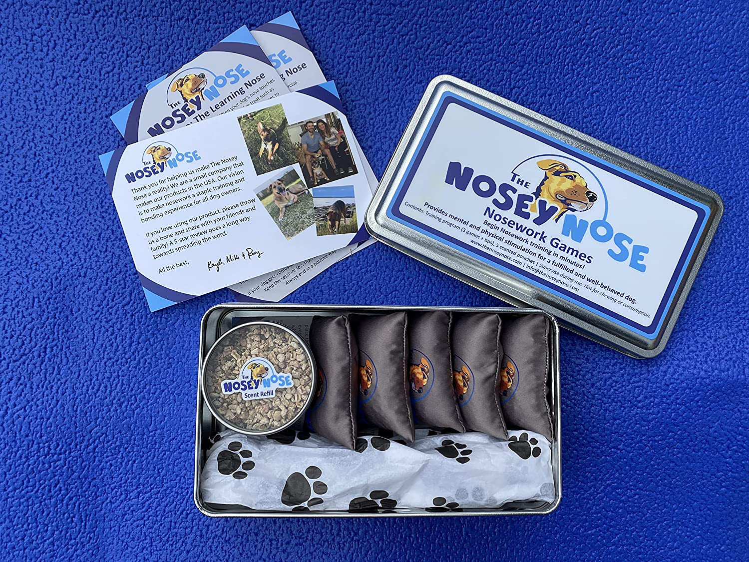 The Nosey Nose: Nosework Training Program, Games, Supplies for