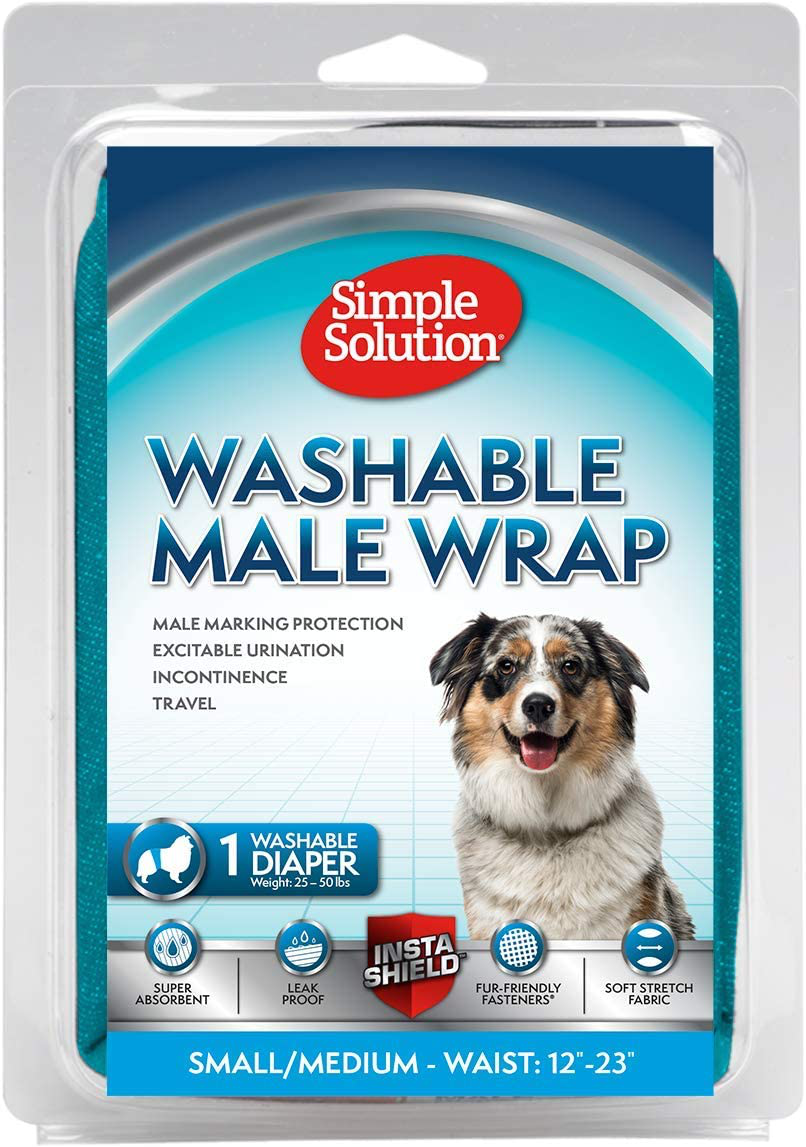 Simple Solution Washable Male Dog Diapers Absorbent Male Wraps