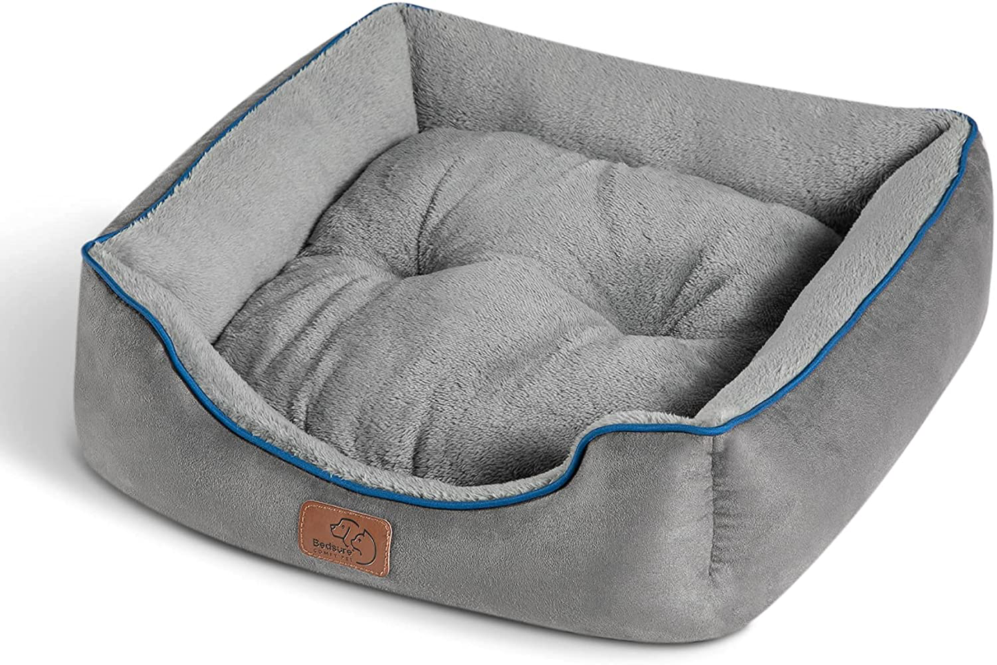Bedsure Small Dog Bed for Small Medium Dogs Washable - Cat Beds for Indoor Cats, 20/25 Inches Rectangle Cuddle Puppy Bed with Anti-Slip Bottom Animals & Pet Supplies > Pet Supplies > Cat Supplies > Cat Beds Bedsure   