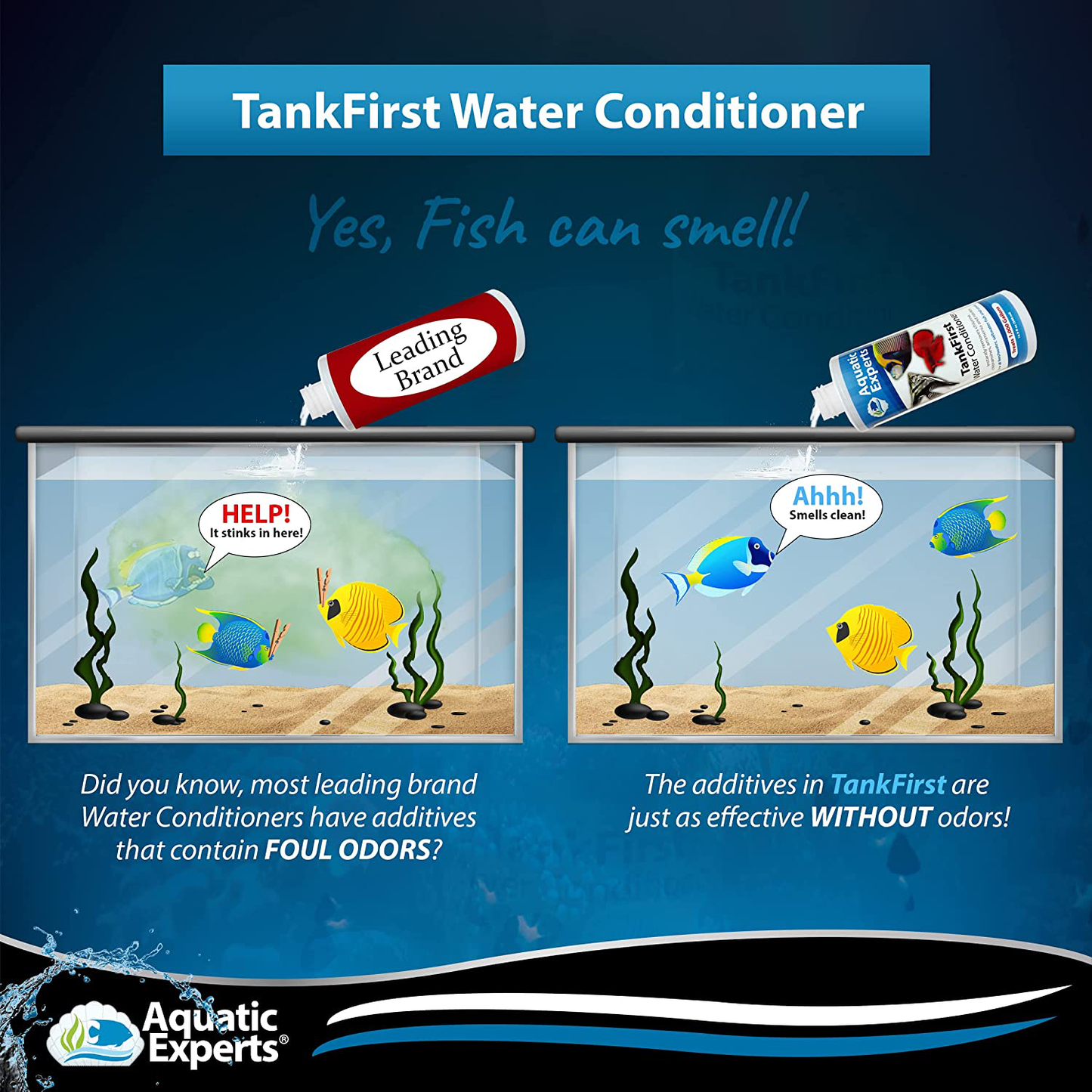 Tankfirst Complete Aquarium Water Conditioner - Fish Water Conditioner, Instantly Removes Chlorine, Chloramines, Ammonia and Nitrites from Fish Tanks Animals & Pet Supplies > Pet Supplies > Fish Supplies > Aquarium Cleaning Supplies Aquatic Experts   