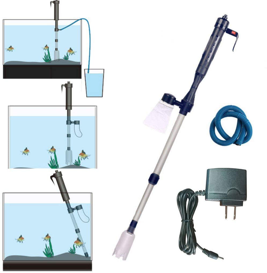 Aquarium Manual Water Changer Gravel Cleaner Water Filter Syphon Tube  Fluids Transfer Tool PVC Sand Vacuum Cleaning Pump Fish Tank Cleaning Tool  with