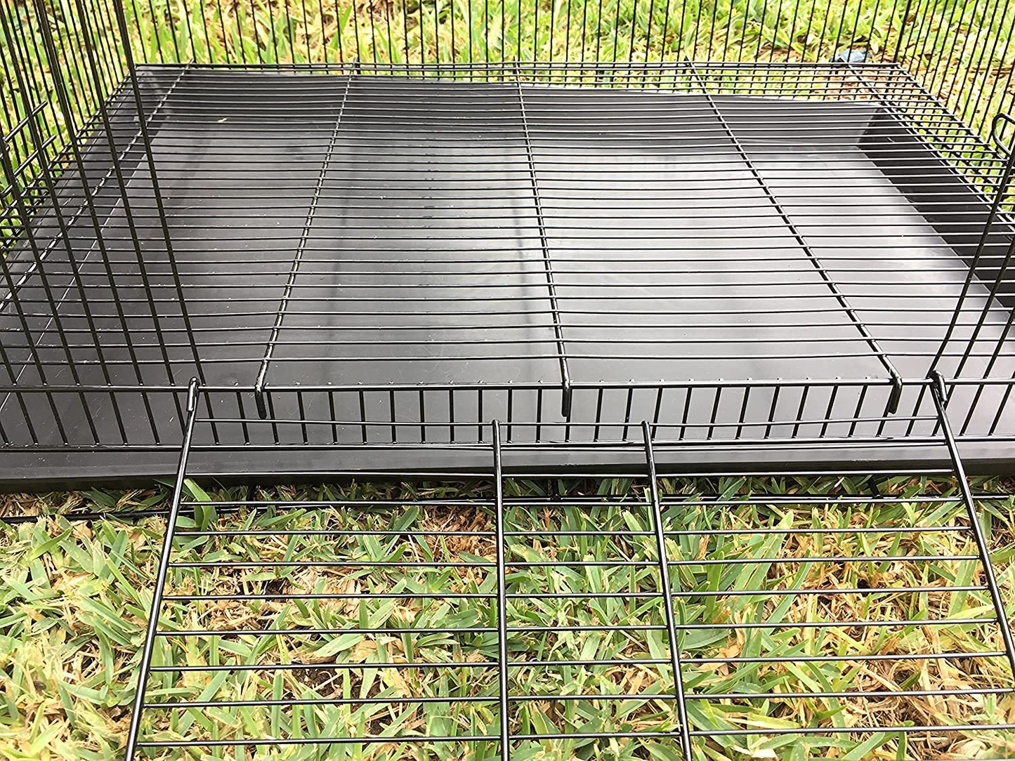 Mcage Three Size, 3 Level with Tight 3/8 Inch Bar Spacing Shelves Ladders for Guinea Pig Ferret Chinchilla Sugar Glider Rats Mice Gerbil Animal Cage Animals & Pet Supplies > Pet Supplies > Small Animal Supplies > Small Animal Habitats & Cages Mcage   