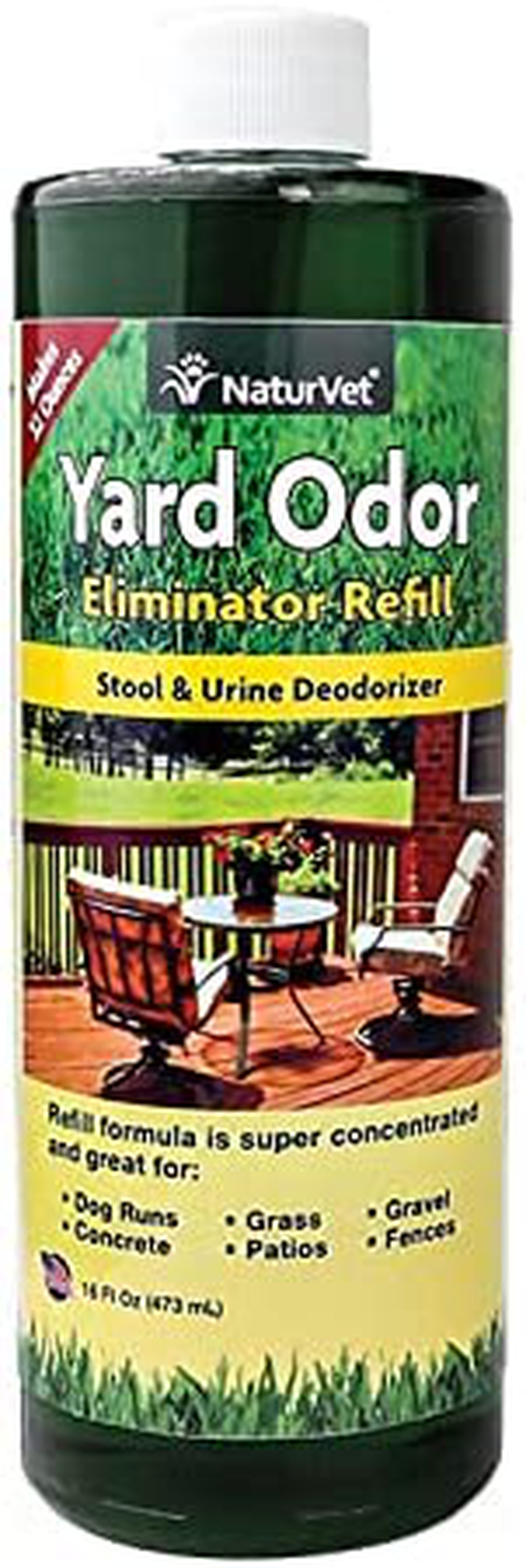 Naturvet – Yard Odor Eliminator – Eliminate Stool and Urine Odors from Lawn and Yard – Designed for Use on Grass, Plants, Patios, Gravel, Concrete & More