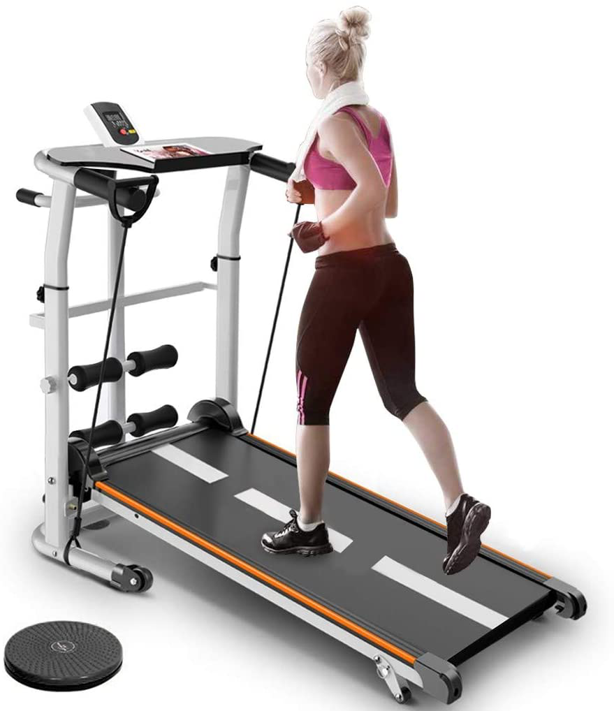 Portable manual online treadmill