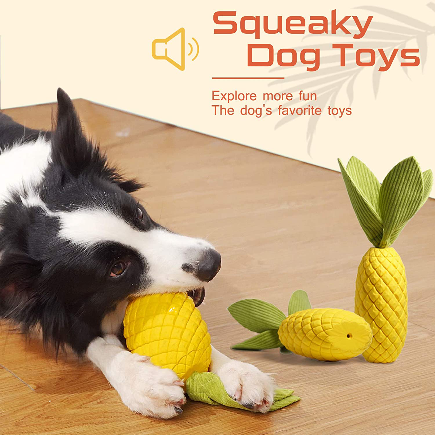 Dog Toys, Durable Squeaky Dog Toys for Aggressive Chewers, Tough