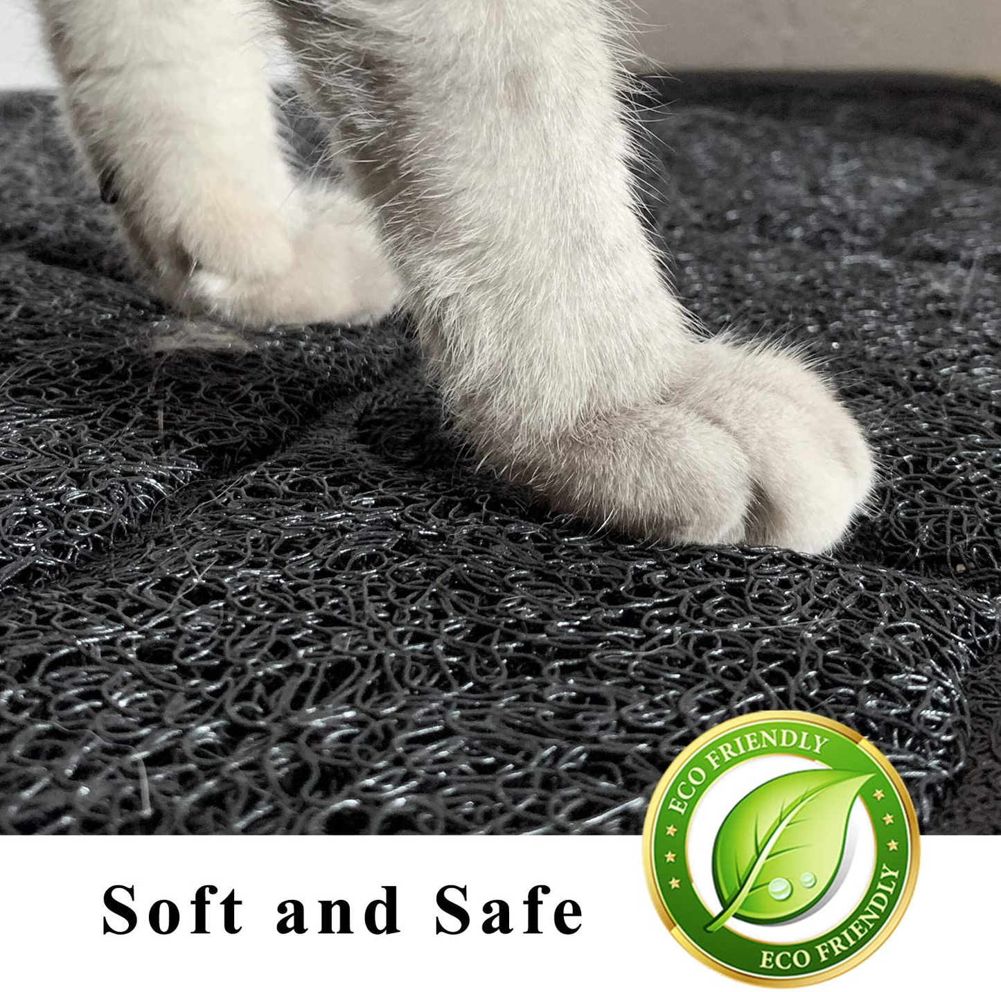 Vivaglory Cat Litter Mat, Extra Large (35"×23") Durable Litter Box Mat with Waterproof and Anti-Slip Back, Soft on Paws, Easy to Clean Animals & Pet Supplies > Pet Supplies > Cat Supplies > Cat Litter Box Mats Vivaglory   