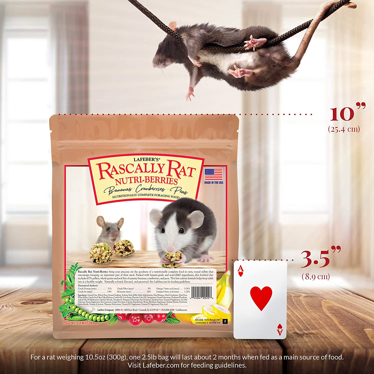 Rascally Rat Nutri-Berries 2.5 Lb