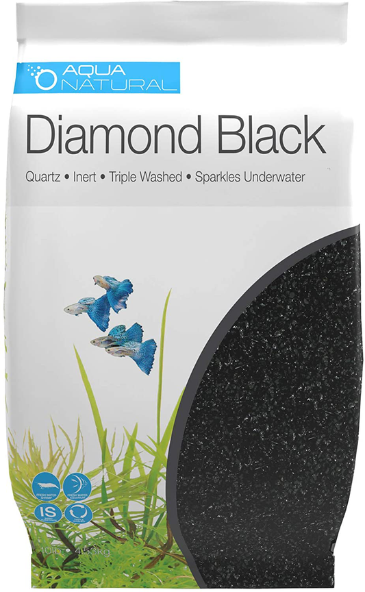 Aquanatural Diamond Black 10Lb, Premium Gravel and Substrate for Aquariums, Fish Tanks and Terrariums, 2-4Mm Animals & Pet Supplies > Pet Supplies > Fish Supplies > Aquarium Gravel & Substrates AquaNatural   