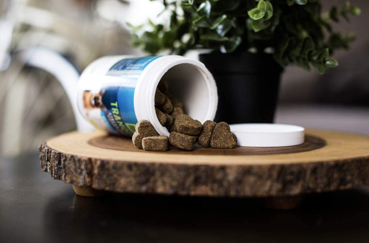 Ikarian Health - Tranquility Calming Aid for Dogs - Hemp, Melatonin, Chamomile, Passion Flower - Composure Anxiety and Stress Support for Travel, Fireworks, Separation or Storms - 60 Soft Chew Treats Animals & Pet Supplies > Pet Supplies > Small Animal Supplies > Small Animal Treats Ikarian Health   